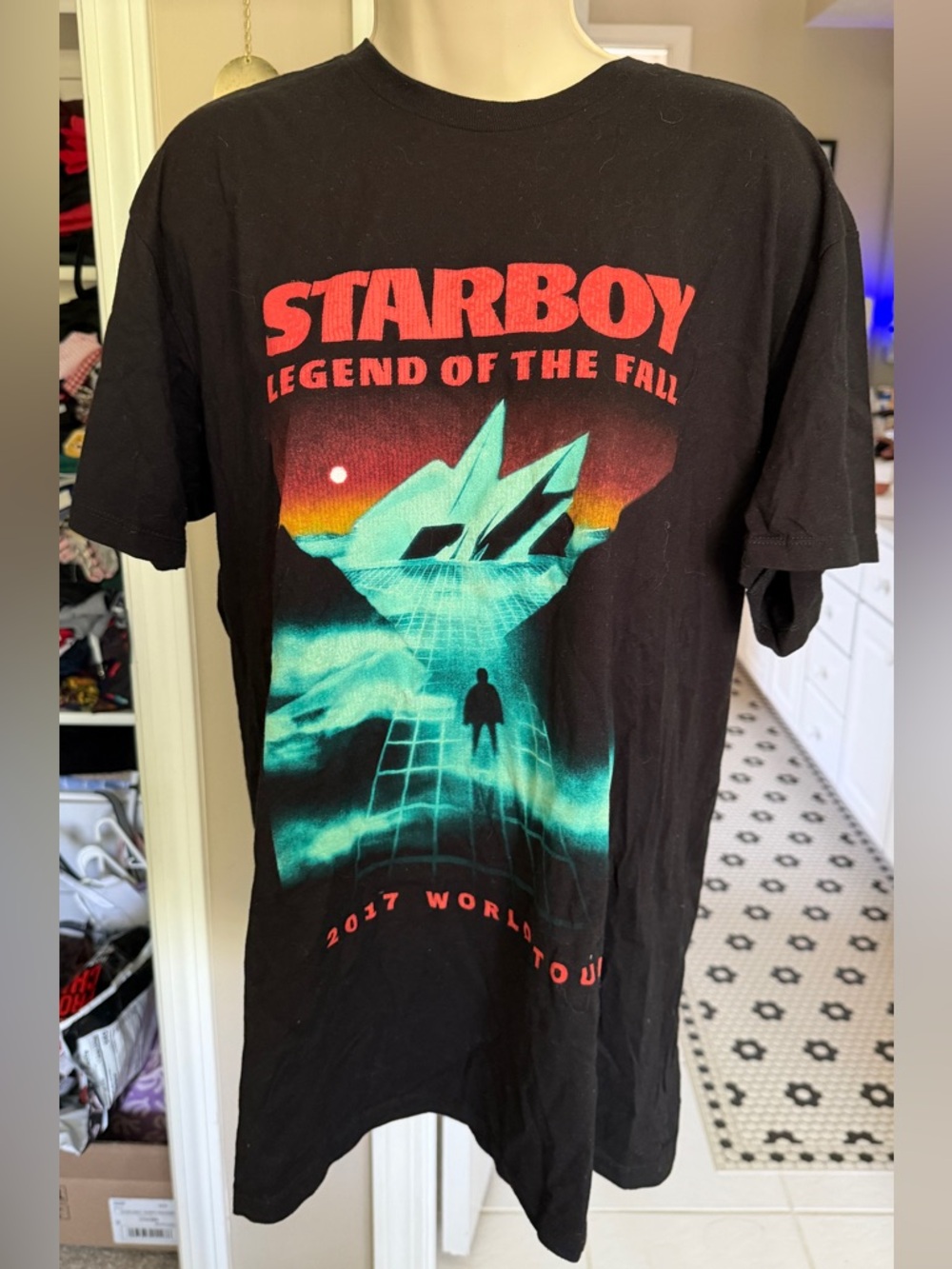 The Weeknd Starboy 2017 World Tour Graphic Tee